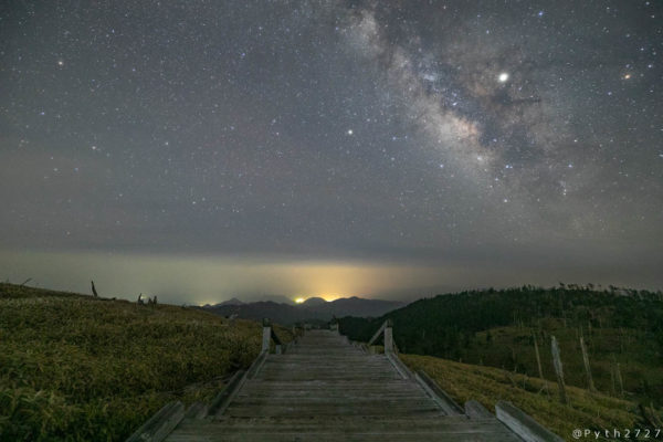 大台ヶ原正木峠の星景写真