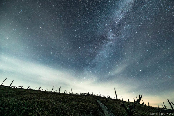 大台ヶ原正木峠の星景写真