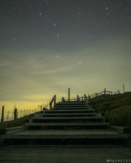 大台ヶ原正木峠の星景写真