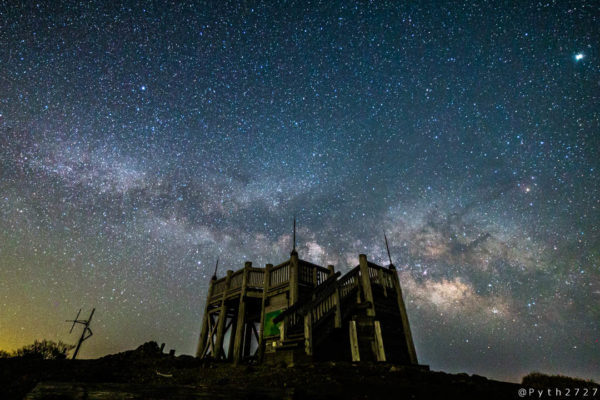 大台ヶ原山頂日出ヶ岳の星景写真