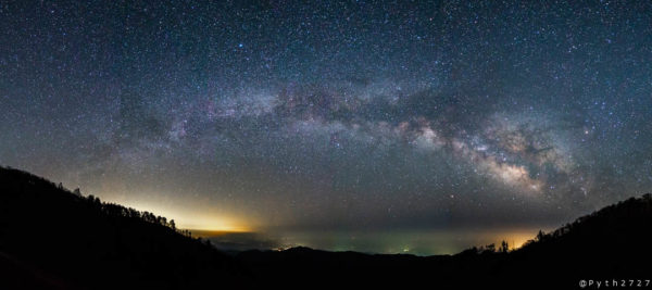 大台ヶ原の星景写真