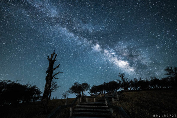 大台ヶ原正木峠の星景写真