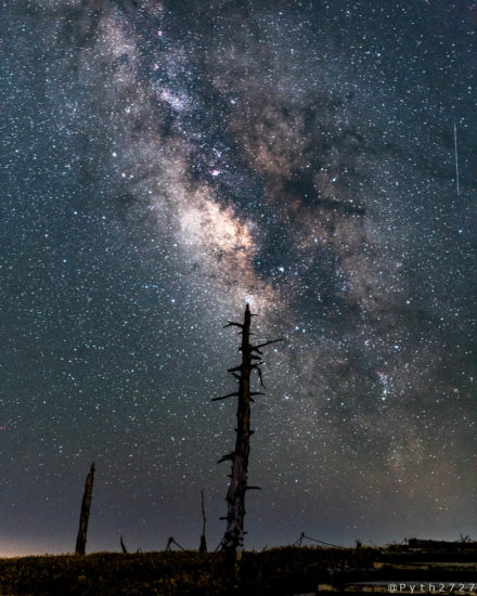 大台ヶ原正木峠の星景写真