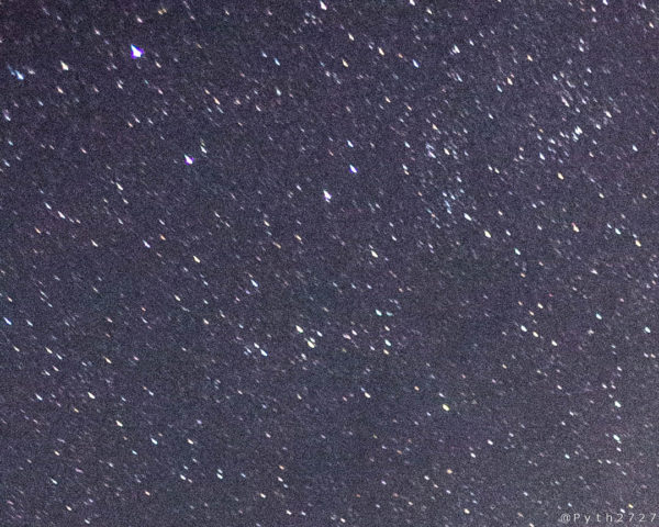 Carl Zeiss Planar で撮影した星空