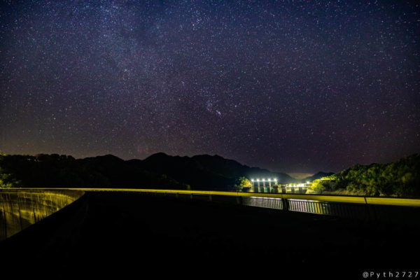 池原ダムの星空と天の川