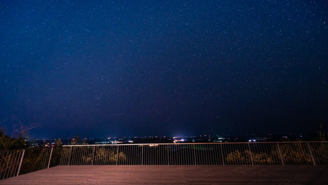 横山展望台の星空
