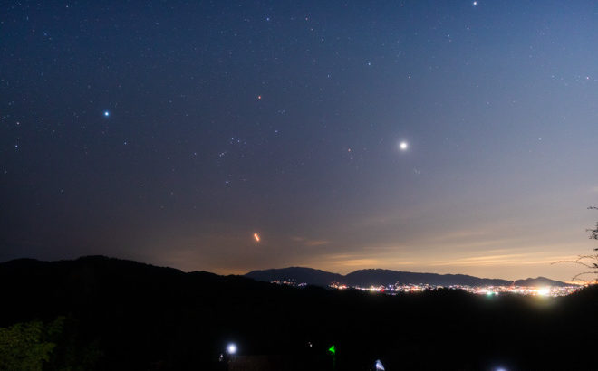 奥明日香天空展望台へ星空の撮影に行きました（奈良県明日香村）