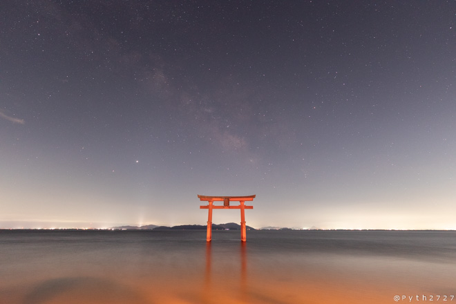 白髭神社 天の川