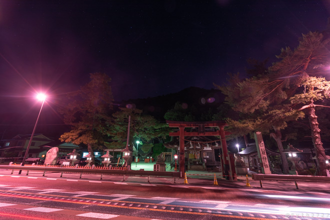 白髭神社 夜