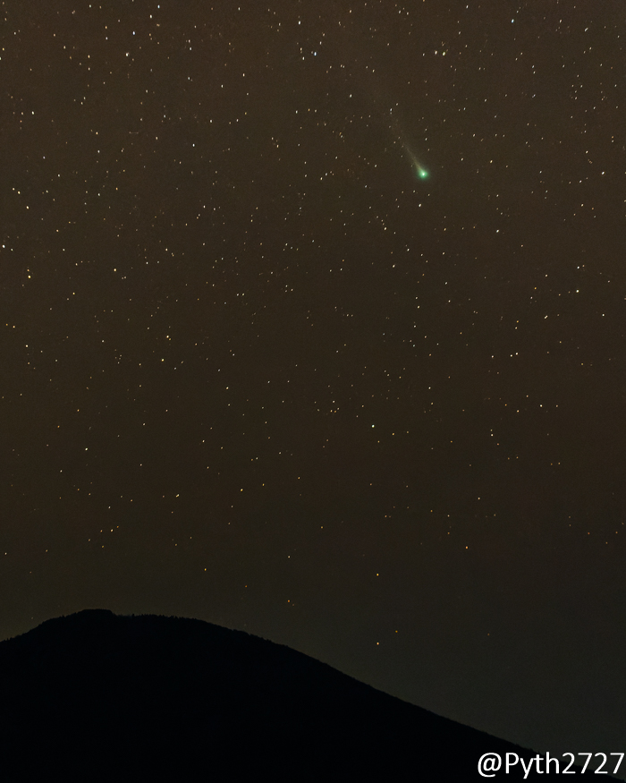 2021/12/11　レナード彗星　星景写真
