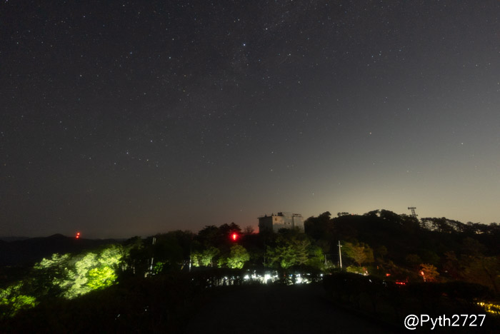 猪名川天文台　北　夜空