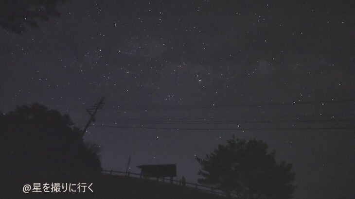 満天の星とトラツグミの声（奈良県）