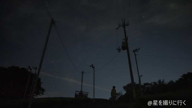 夏の終わり　天の川