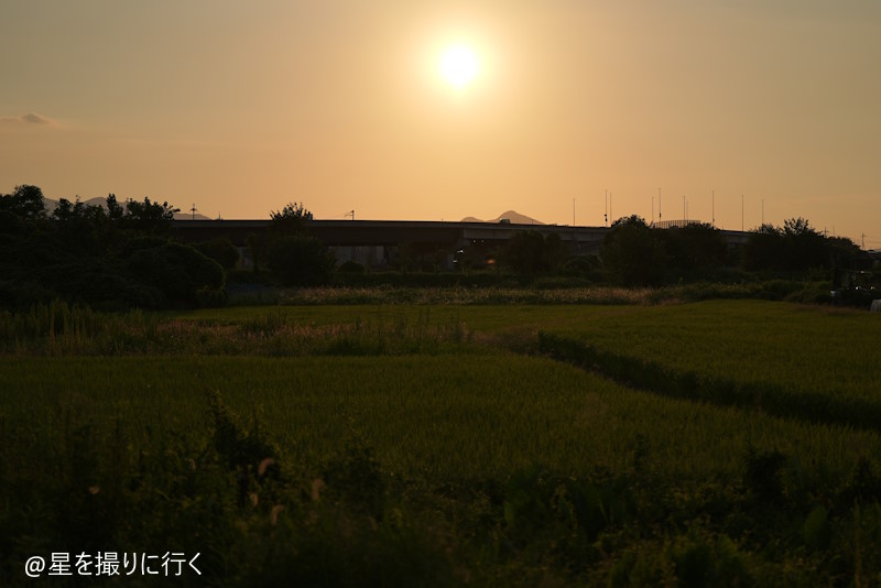 SONY FE 70-200mm F2.8 GM OSS II（SE70200GM2) 夕日