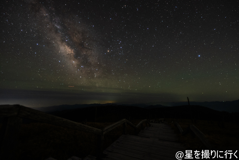 大台ヶ原 正木峠 夜