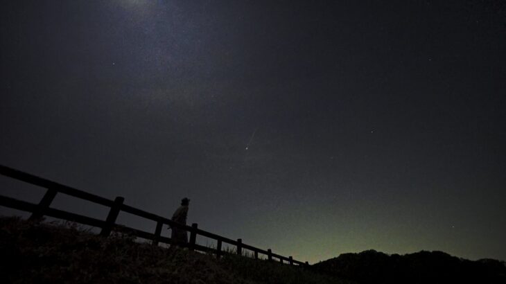 2025年ペルセウス座流星群 極大翌日 流れ星を動画撮影（8月14日）