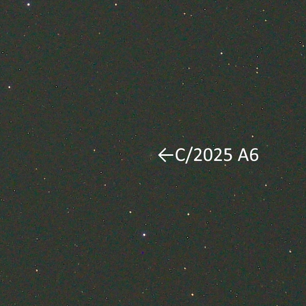 C/2025A6 Lemmon レモン彗星 JPEG撮って出し