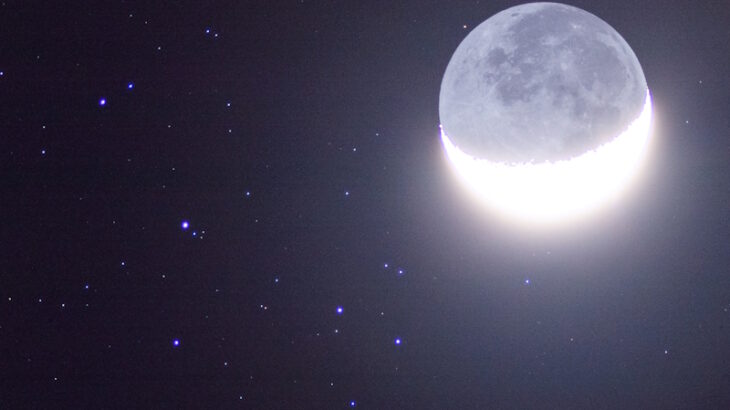 月とすばる（プレアデス星団・M45）の接近を観察（2026年3月23日）