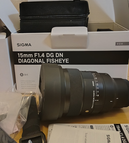SIGMA 15mm F1.4 DG DN FISHEYE Art 購入